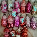 Винтажные елочные игрушки набор